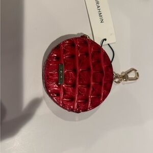 Brahmin Circle Coin Purse Merlot Ombre Melbourne Genuine Leather